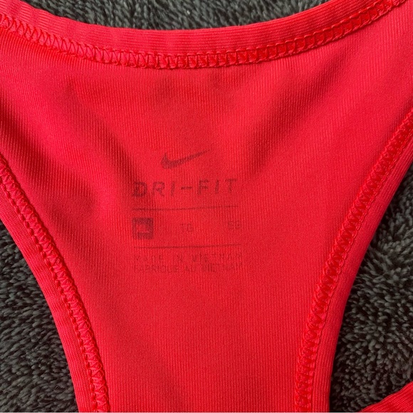 Nike Women's Hot Pink Racerback Sports Bra Size XL Athletic wear Active wear - Picture 4 of 5